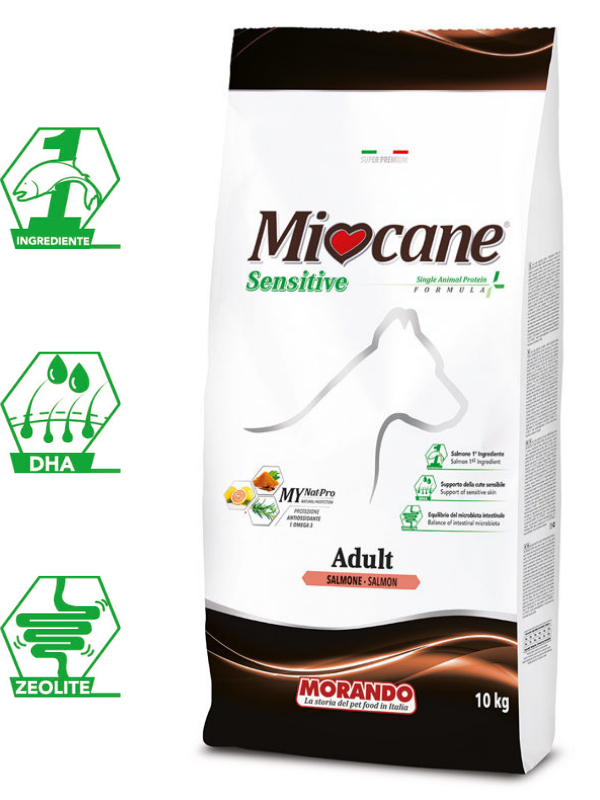 Сухой корм для собак средних и крупных пород Morando MioCane Sensitive Monoprotein, лосось 10 kg
Сухой корм для собак средних и крупных пород Morando MioCane Sensitive Monoprotein, лосось 10 kg