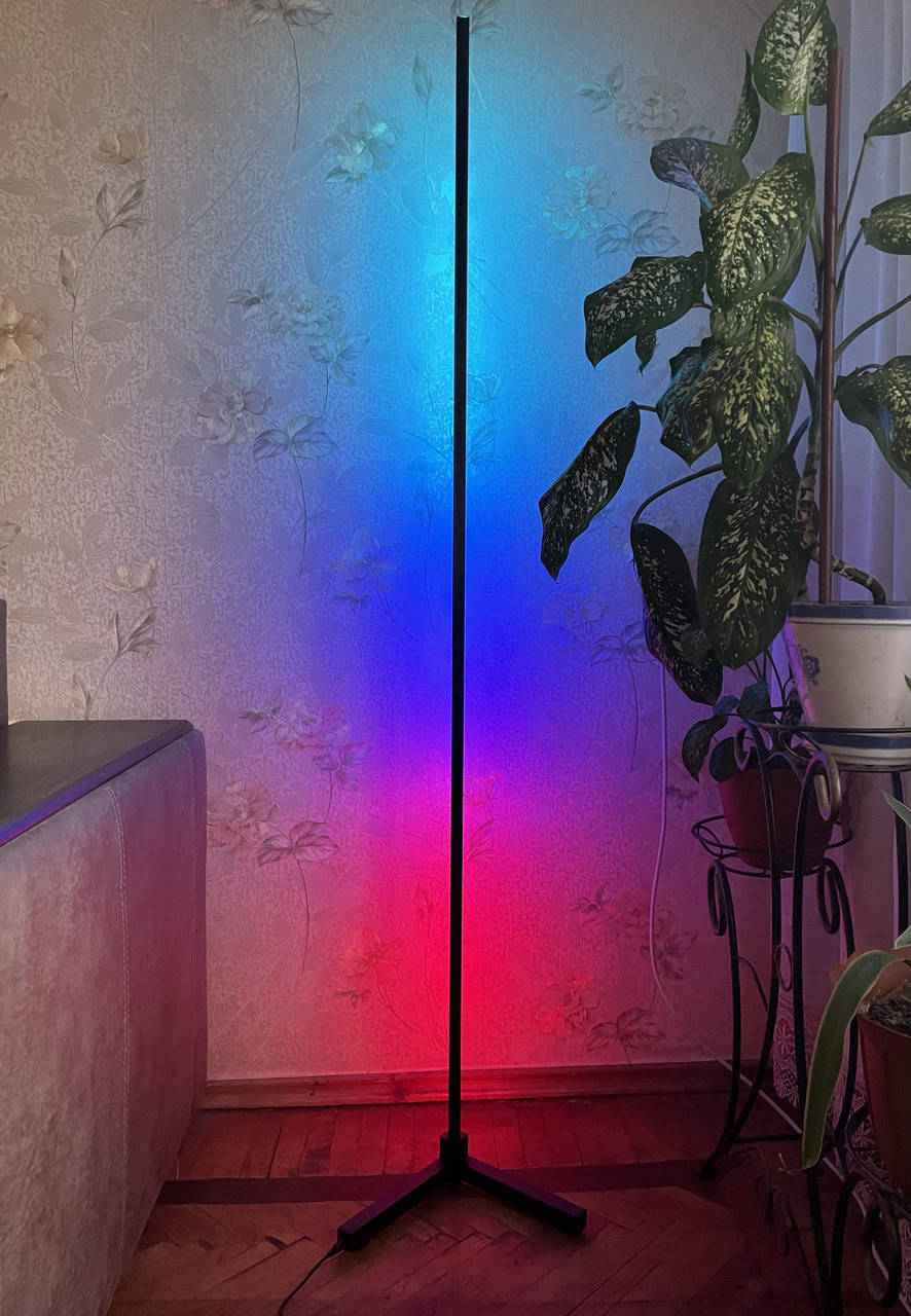 Напольный Угловой торшер "Led Art" высота 1.6м, лед торшер, разноцветная лампа, неоновый светильник лед ночник, Черный
Напольный Угловой торшер "Led Art" высота 1.6м, лед торшер, разноцветная лампа, неоновый светильник лед ночник, Черный