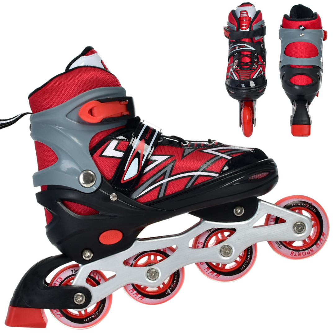 Раздвижные роликовые коньки Profi Roller 39-42 Ролики для взрослых регулируемые 39 40 41 42 размер Красный
Раздвижные роликовые коньки Profi Roller 39-42 Ролики для взрослых регулируемые 39 40 41 42 размер Красный