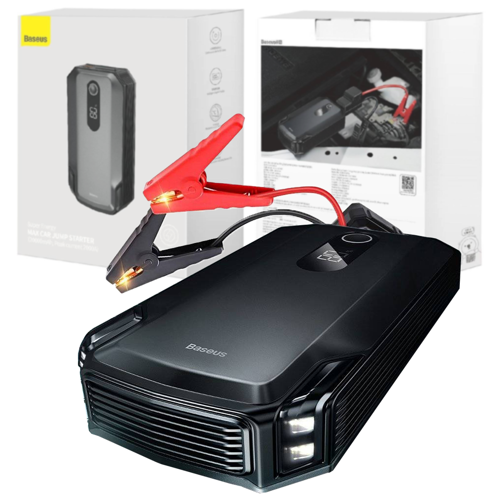 Автономное пусковое устройство Baseus Super Energy Max Car Jump Starter 20000 mAh (CRJS04 / CGNL020001)
Автономное пусковое устройство Baseus Super Energy Max Car Jump Starter 20000 mAh (CRJS04 / CGNL020001)