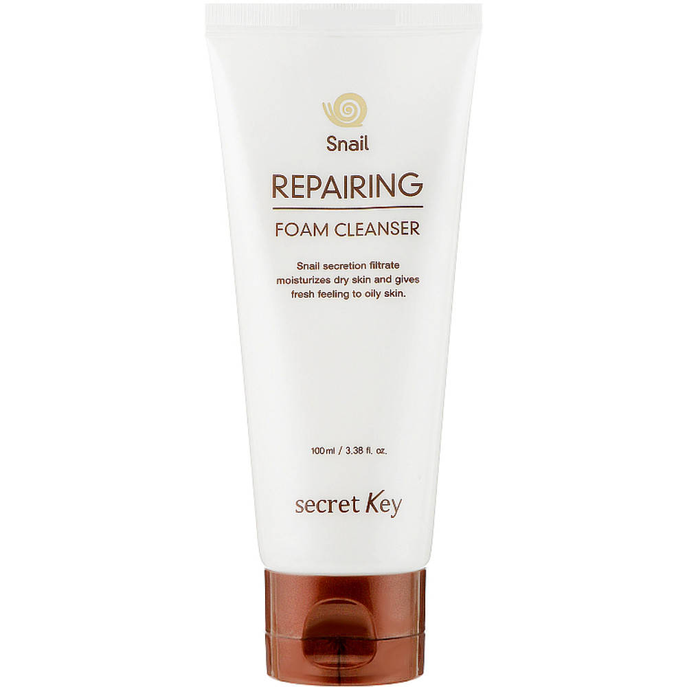 Пенка для умывания лица с муцином улитки Secret Key Snail Repairing Foam Cleanser 100 мл (8809305991394)
Пенка для умывания лица с муцином улитки Secret Key Snail Repairing Foam Cleanser 100 мл (8809305991394)