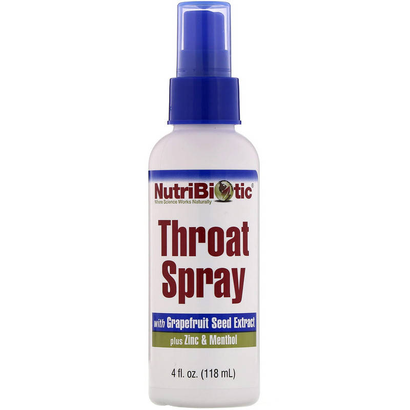 Спрей для горла с экстрактом семян грейпфрута NutriBiotic "Throat Spray with Grapefruit Seed Extract" (118 мл)
Спрей для горла с экстрактом семян грейпфрута NutriBiotic "Throat Spray with Grapefruit Seed Extract" (118 мл)