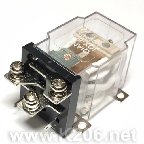 JQX-58F-1Z-12VDC/QIANJI Реле 12VDC; 60A; 250VAC; 1 группа на переключение, SPDT; 40*42*61мм
JQX-58F-1Z-12VDC/QIANJI Реле 12VDC; 60A; 250VAC; 1 группа на переключение, SPDT; 40*42*61мм