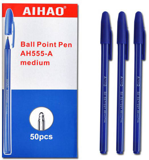 

Ручка Шариковая 555-А 0,7 мм синяя. AIHAO