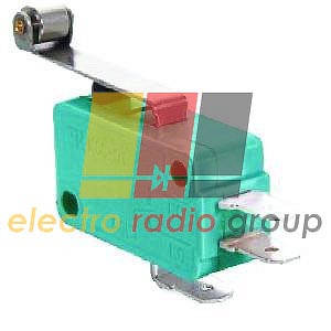 Мікроперемикач з роликом MSW-03 ON-(ON), 3pin, 10A, 125/250VAC 
Мікроперемикач з роликом MSW-03 ON-(ON), 3pin, 10A, 125/250VAC