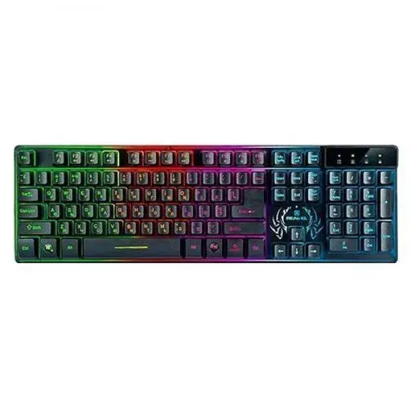 Клавиатура REAL-EL Comfort 7090 Black (EL123100031) USB Backlit 
Клавиатура REAL-EL Comfort 7090 Black (EL123100031) USB Backlit