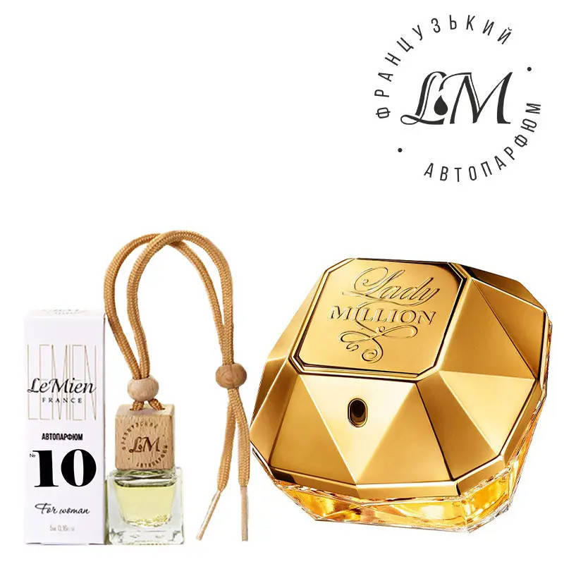 Автопарфюм LeMien LeMien №10 Paco Rabanne Lady Million освежитель ароматизатор воздуха в машину
Автопарфюм LeMien LeMien №10 Paco Rabanne Lady Million освежитель ароматизатор воздуха в машину