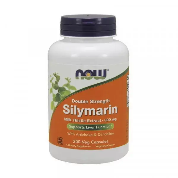 Расторопша пятнистая, Силимарин Now Foods Double Strength Silymarin 300 mg 200 veg caps
Расторопша пятнистая, Силимарин Now Foods Double Strength Silymarin 300 mg 200 veg caps
