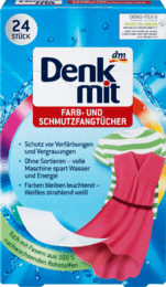 ЛОВУШКИ для цвета и грязи с микрофиброй Denkmit Farbfangtücher und Schmutzfangtücher, 24шт
ЛОВУШКИ для цвета и грязи с микрофиброй Denkmit Farbfangtücher und Schmutzfangtücher, 24шт