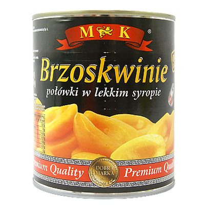 Персики консервовані МК ж/б brzoskwinie MK w lekkim syropie 820g/470g 12шт/ящ (Код : 00-00005742)
Персики консервовані МК ж/б brzoskwinie MK w lekkim syropie 820g/470g 12шт/ящ (Код : 00-00005742)