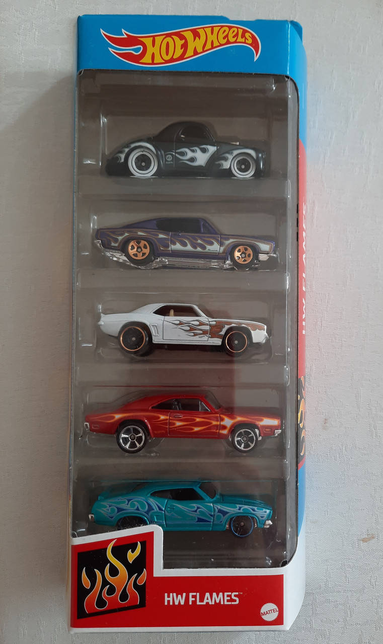 Набор машынок Hot wheels 5шт. HW flames
Набор машынок Hot wheels 5шт. HW flames