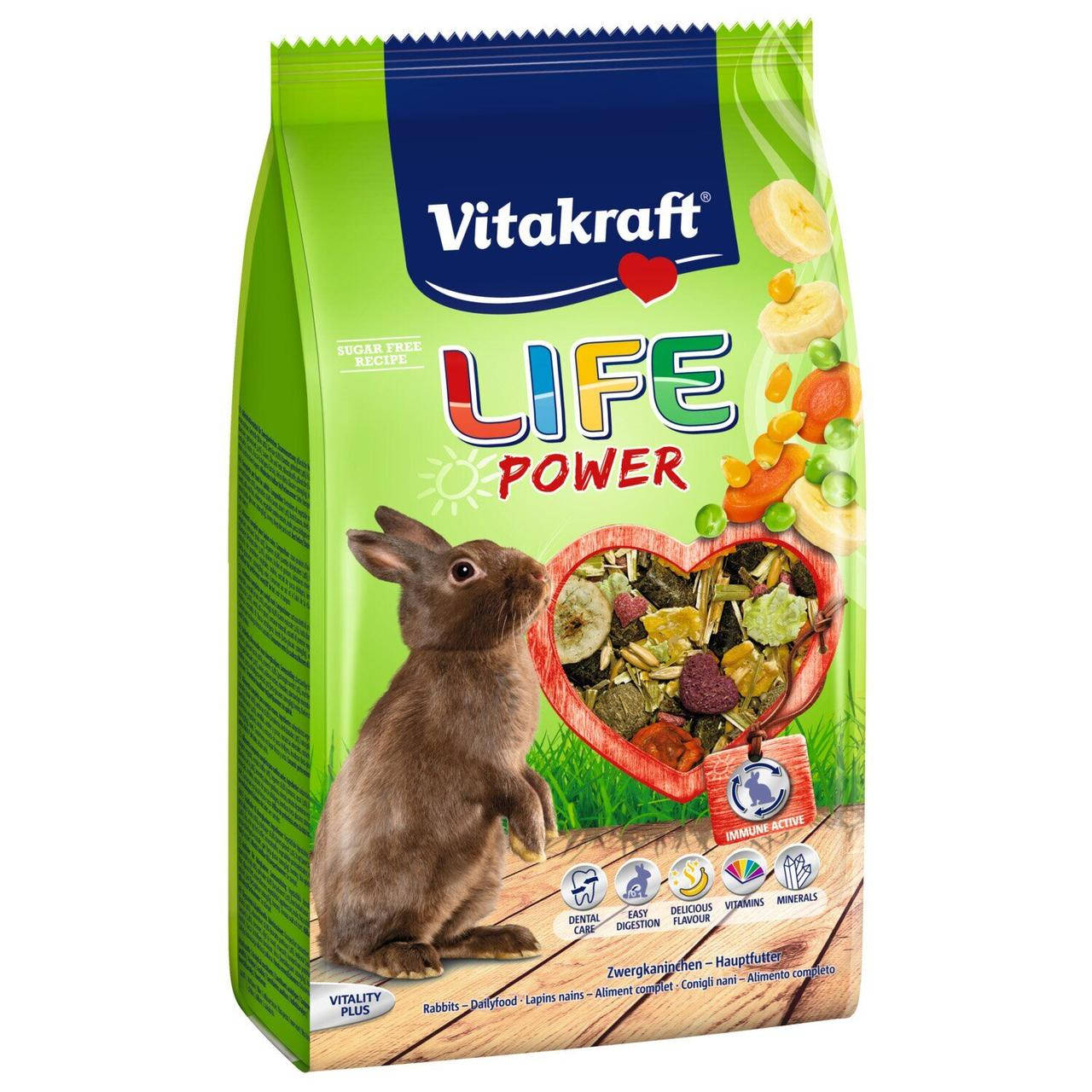 Vitakraft Life Power корм для кроликов 600г
Vitakraft Life Power корм для кроликов 600г