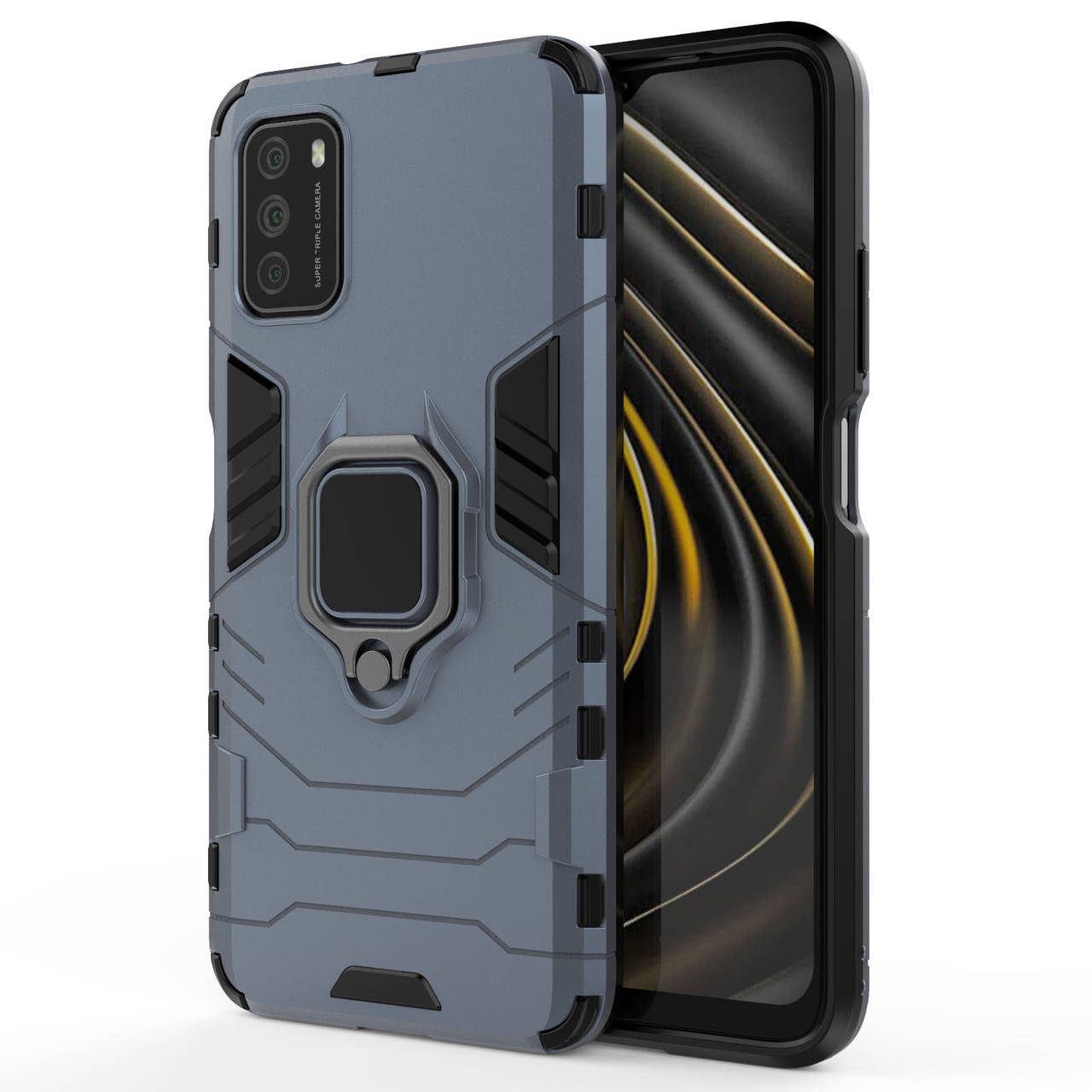 Бронированный чехол Poco M3 / Redmi 9T \ Чехол противоударный для телефона Poco M3 серый цвет
Бронированный чехол Poco M3 / Redmi 9T \ Чехол противоударный для телефона Poco M3 серый цвет