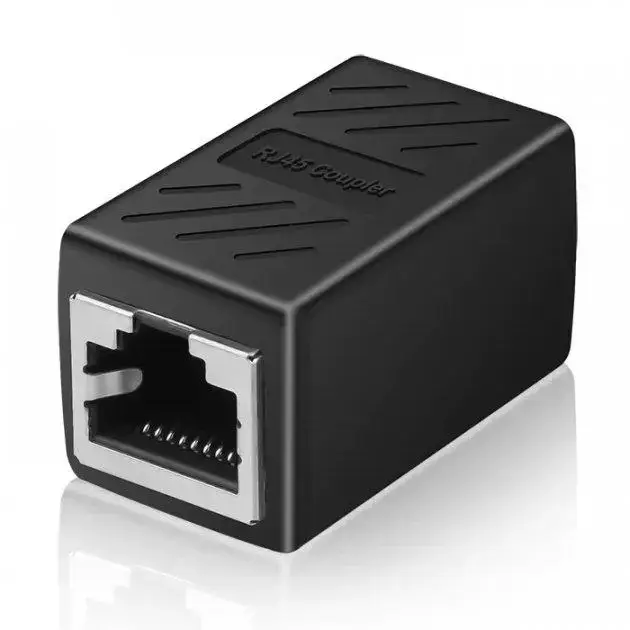 Ethernet-адаптер 8P8C RJ45 удлинитель кабеля Lan для подключения к Интернету «гнездо-гнездо»
Ethernet-адаптер 8P8C RJ45 удлинитель кабеля Lan для подключения к Интернету «гнездо-гнездо»