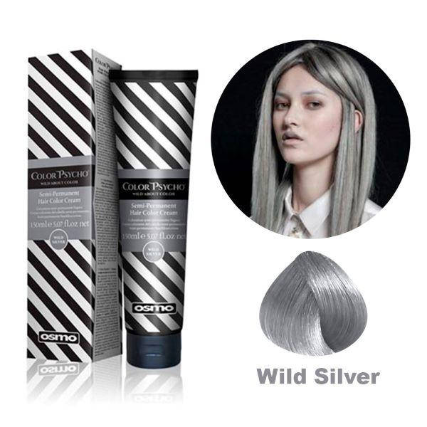 Osmo Color Psycho. Прямой пигмент для яркого окрашивания волос, 150 мл. Wild Silver. Дикий серебрянный.
Osmo Color Psycho. Прямой пигмент для яркого окрашивания волос, 150 мл. Wild Silver. Дикий серебрянный.