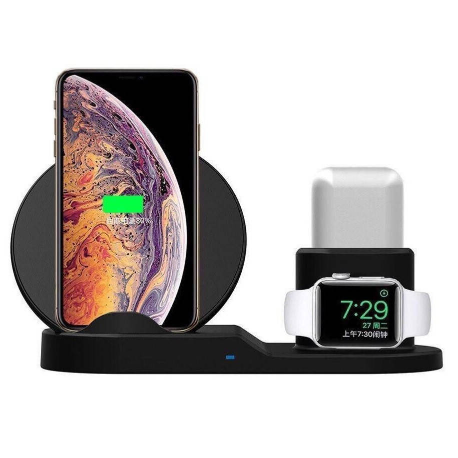 Беспроводная зарядка 2 в 1 wireless charger 2 in 1 для смартфона смарт часов наушников с защитой
Беспроводная зарядка 2 в 1 wireless charger 2 in 1 для смартфона смарт часов наушников с защитой