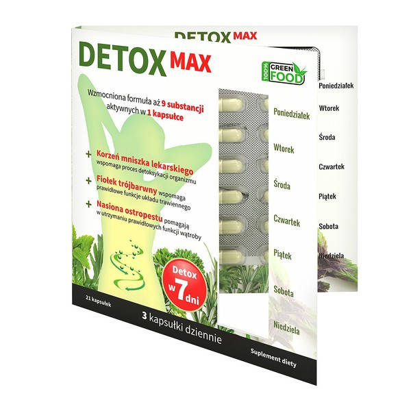 Detox Max (Noble Health) - диетическая добавка для поддержки детоксикации организма, 21 шт
Detox Max (Noble Health) - диетическая добавка для поддержки детоксикации организма, 21 шт