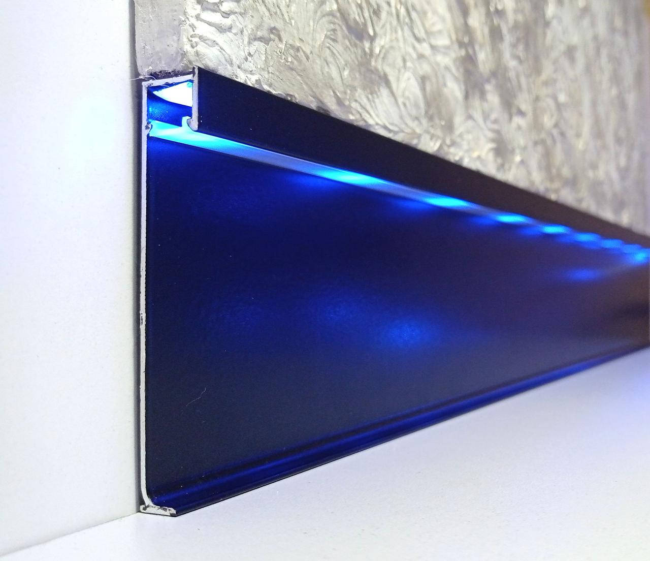 Черный алюминиевый скрытый плинтус с LED-подсветкй BEST DEAL 5/80 LED черный матовый 80 мм, L-2,5м
Черный алюминиевый скрытый плинтус с LED-подсветкй BEST DEAL 5/80 LED черный матовый 80 мм, L-2,5м