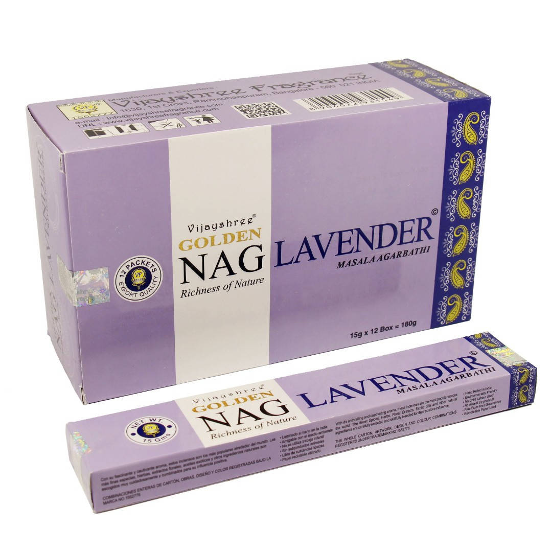 Ароматические палочки Голден Наг Лаванда (Golden Nag Lavender, Vijayshree), 15 грамм - пыльцевые лаванда
Ароматические палочки Голден Наг Лаванда (Golden Nag Lavender, Vijayshree), 15 грамм - пыльцевые лаванда