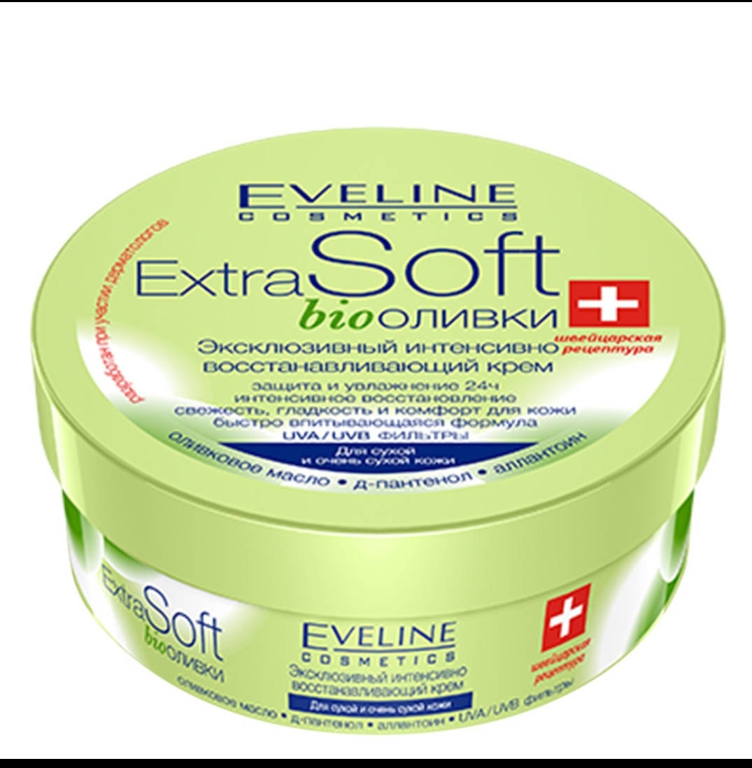 Крем эксклюзивный интенсивно восстанавливающий "Bio оливки" Eveline Cosmetics Extra Soft
Крем эксклюзивный интенсивно восстанавливающий "Bio оливки" Eveline Cosmetics Extra Soft