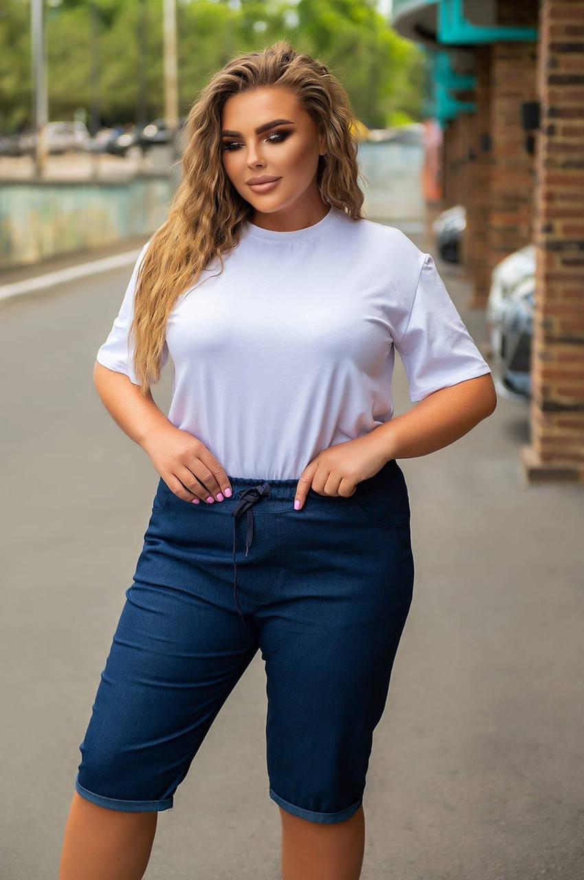 Женские летние капри Батал 6235
Женские летние капри Батал 6235