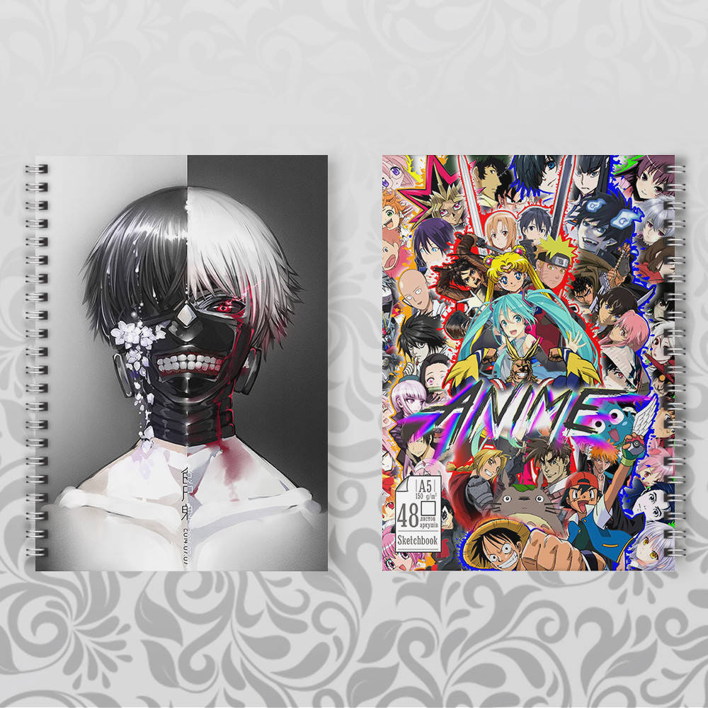 Скетчбук Аниме Tokyo Ghoul
Скетчбук Аниме Tokyo Ghoul