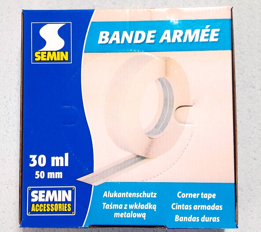 Лента Semin Bande Armee (Семин Банд Арми) с металлическим вкладышем ширина 50 мм. длина 30 м.п. рулон
Лента Semin Bande Armee (Семин Банд Арми) с металлическим вкладышем ширина 50 мм. длина 30 м.п. рулон