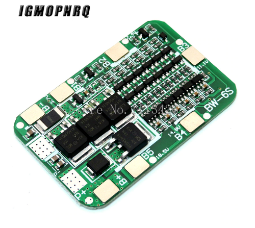 Плата защиты BMS 6S 15A для Li-Ion аккумуляторов (контроллер заряда/разряда) с балансировкой 22,2 v - 25,2 v
Плата защиты BMS 6S 15A для Li-Ion аккумуляторов (контроллер заряда/разряда) с балансировкой 22,2 v - 25,2 v