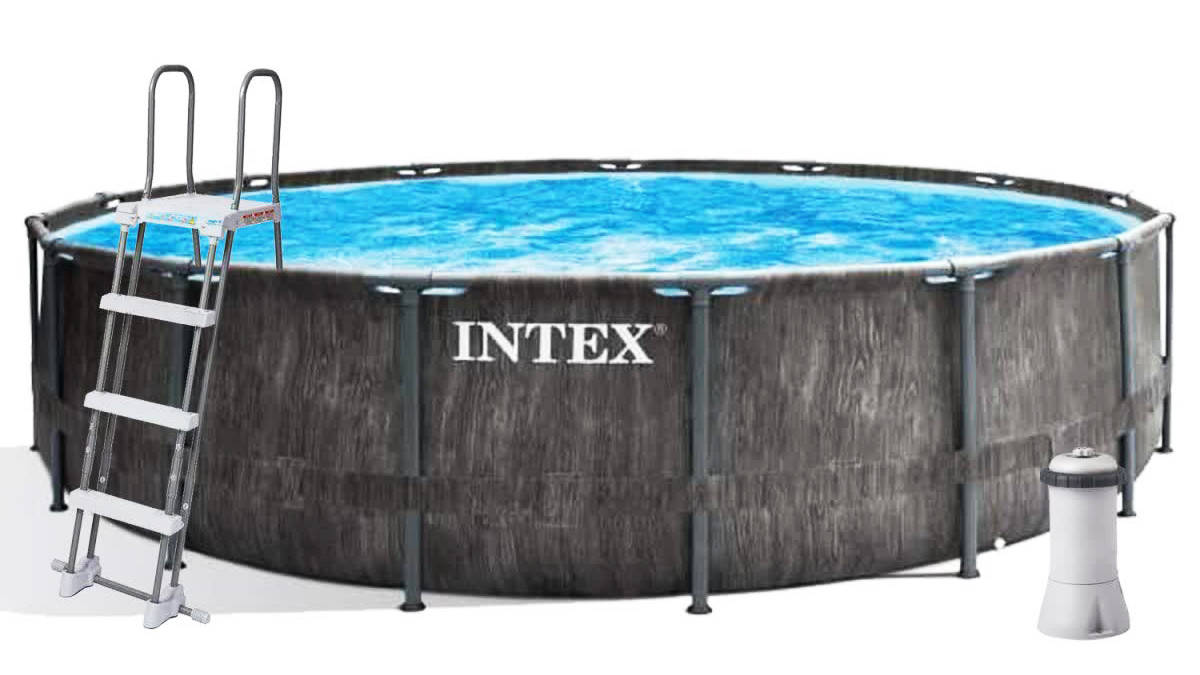 Каркасный бассейн 457*122 см Intex 26742, лестница, фильтр-насос (3785 л/ч), тент, объем 16805 л
Каркасный бассейн 457*122 см Intex 26742, лестница, фильтр-насос (3785 л/ч), тент, объем 16805 л