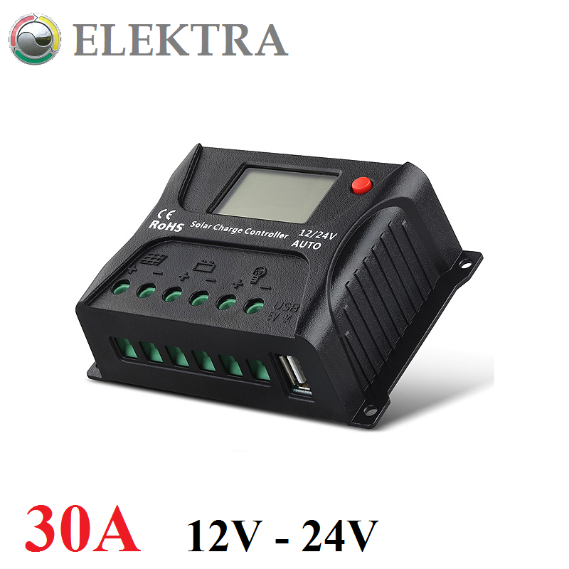 Контроллер заряда 30А PWM SRNE HP2430 
Контроллер заряда 30А PWM SRNE HP2430