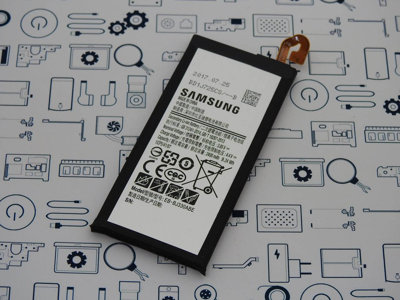 Батарея EB-BJ330ABE Samsung J330F Galaxy J3 2017 Сервисный оригинал с разборки (до 10% износа)
Батарея EB-BJ330ABE Samsung J330F Galaxy J3 2017 Сервисный оригинал с разборки (до 10% износа)
