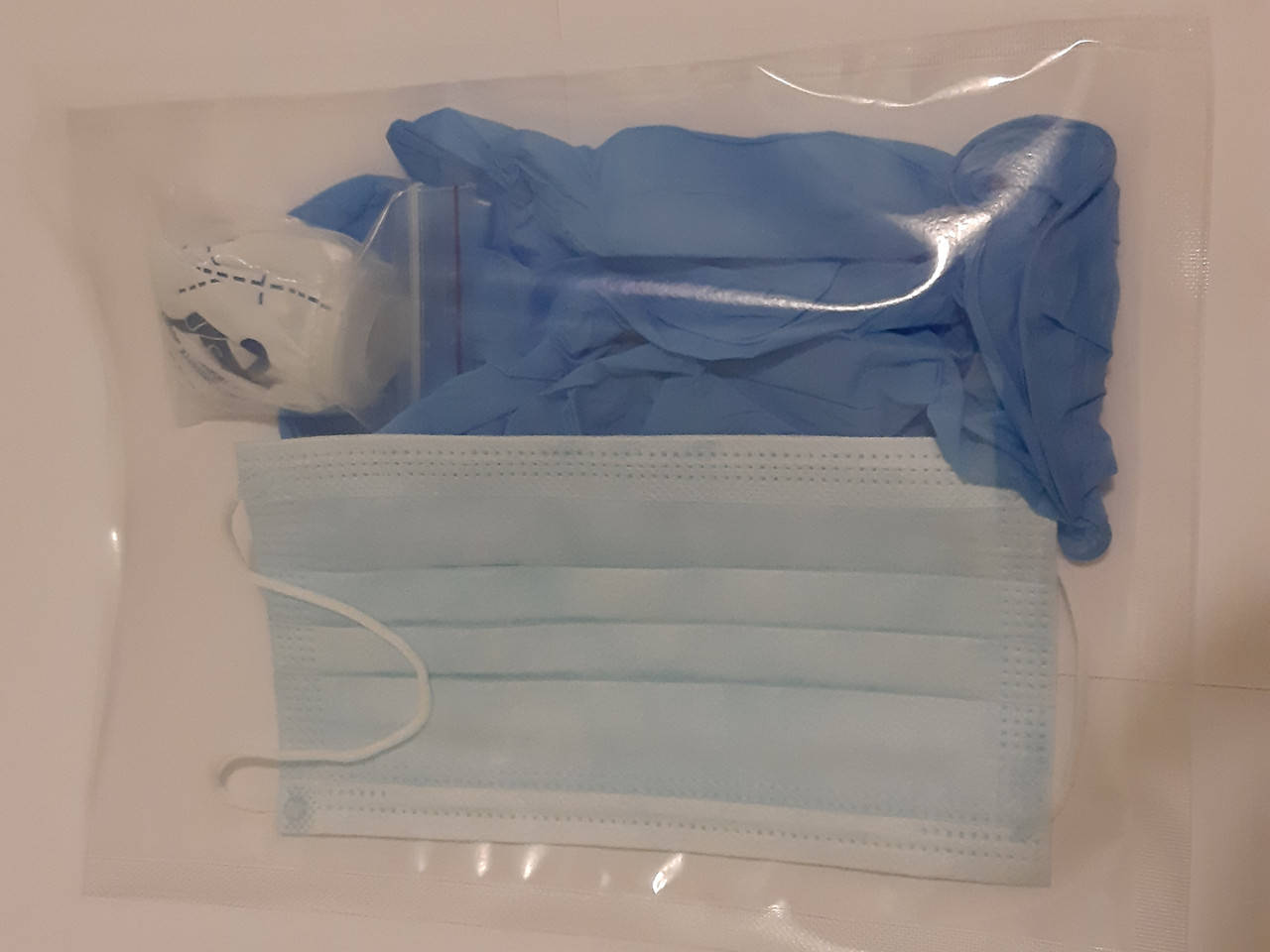 Набор индивидуальной защиты, Голубой
Набор индивидуальной защиты, Голубой