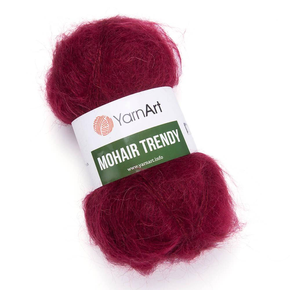 YarnArt Mohair Trendy (ЯрнАрт Мохер Тренди) № 109 винный (Пряжа мохер, нитки для вязания), Бордовый
YarnArt Mohair Trendy (ЯрнАрт Мохер Тренди) № 109 винный (Пряжа мохер, нитки для вязания), Бордовый