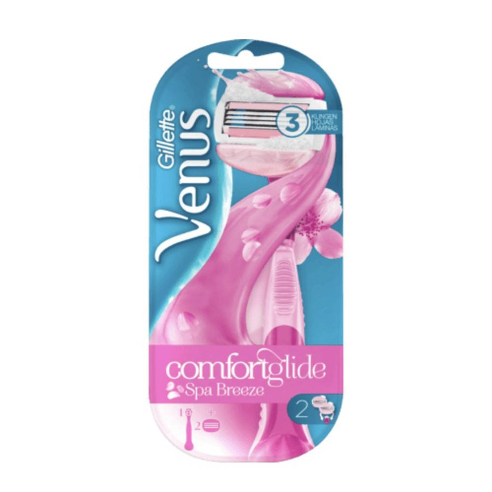 Breeze Станок для бритья женский Gillette Venus Comfortglide Spa + 1 дополнительный картридж
Breeze Станок для бритья женский Gillette Venus Comfortglide Spa + 1 дополнительный картридж