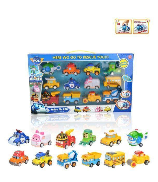 Поли Робокар набор из 12 инерционных машинок Poli robocar
Поли Робокар набор из 12 инерционных машинок Poli robocar