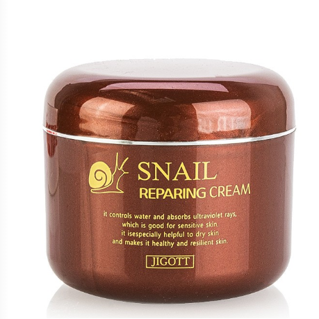 Крем для лица с экстрактом слизи улитки восстанавливающий Jigott Snail Reparing Cream 100 мл
Крем для лица с экстрактом слизи улитки восстанавливающий Jigott Snail Reparing Cream 100 мл