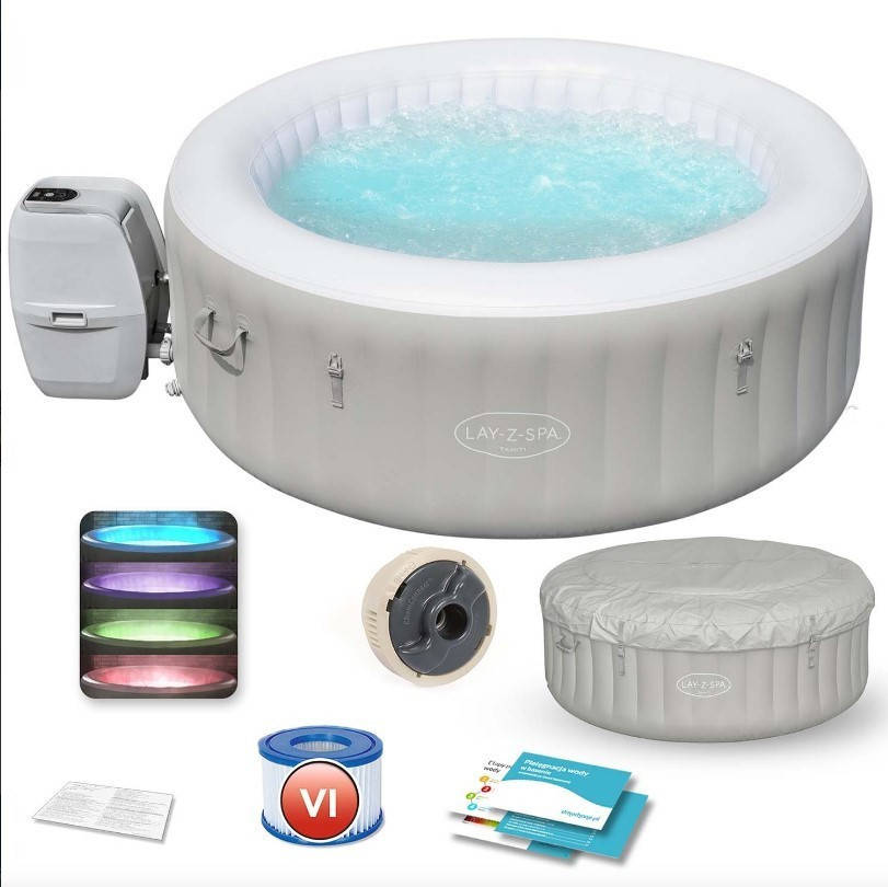 Надувной джакузи СПА Bestway 60007 Lay-Z-Spa 180 х 66 см (4 мест 1325 л / ч, Аэро, Led-подсветка).
Надувной джакузи СПА Bestway 60007 Lay-Z-Spa 180 х 66 см (4 мест 1325 л / ч, Аэро, Led-подсветка).
