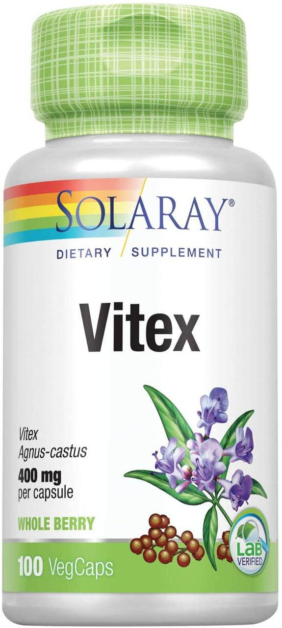 Витекс Solaray Vitex 400 mg 100 капсул 
Витекс Solaray Vitex 400 mg 100 капсул