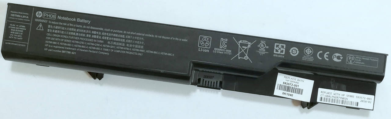 Аккумуляторная батарея для ноутбука HP Compaq-Probook 621-4525S 10.8V 4200-4300mAh 47Wh Б/У MIX. Под сервис
Аккумуляторная батарея для ноутбука HP Compaq-Probook 621-4525S 10.8V 4200-4300mAh 47Wh Б/У MIX. Под сервис