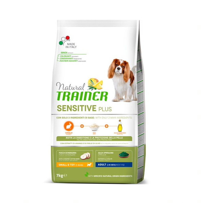 Natural Trainer Dog Sensitive Plus Adult Mini With Rabbit Сухой корм для взрослых собак мини пород 7 кг АКЦИЯ! 2 шт + 800 г
Natural Trainer Dog Sensitive Plus Adult Mini With Rabbit Сухой корм для взрослых собак мини пород 7 кг АКЦИЯ! 2 шт + 800 г