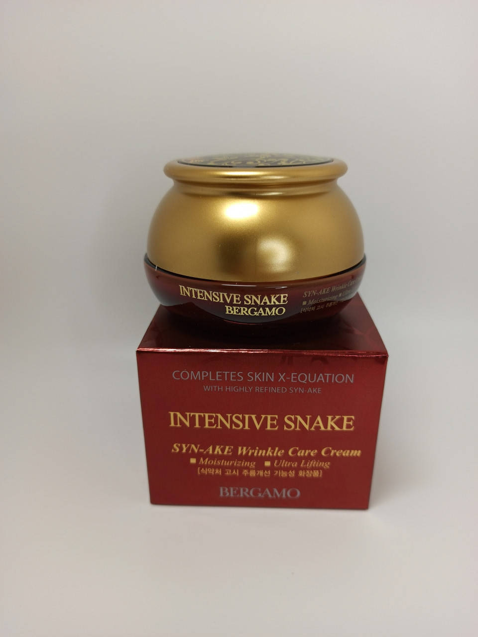 Bergamo Intensive Snake Syn-Ake Wrinkle Care Cream — крем против морщин с пептидом Syn-Ake 
Bergamo Intensive Snake Syn-Ake Wrinkle Care Cream — крем против морщин с пептидом Syn-Ake
