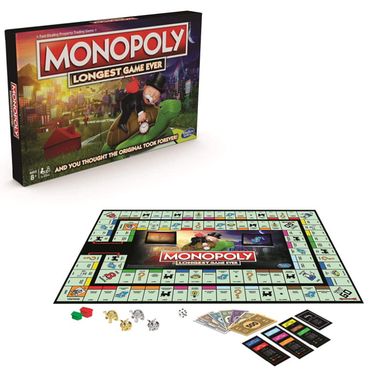 Настольная Игра Монополия 2 Круга Поля на Английском Языке Monopoly Longest Game Ever Hasbro E8915
Настольная Игра Монополия 2 Круга Поля на Английском Языке Monopoly Longest Game Ever Hasbro E8915