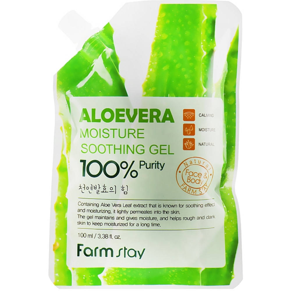 Увлажняющий гель для тела с экстрактом алоэ вера Farmstay Moisture Soothing Gel Aloevera 100 мл
Увлажняющий гель для тела с экстрактом алоэ вера Farmstay Moisture Soothing Gel Aloevera 100 мл