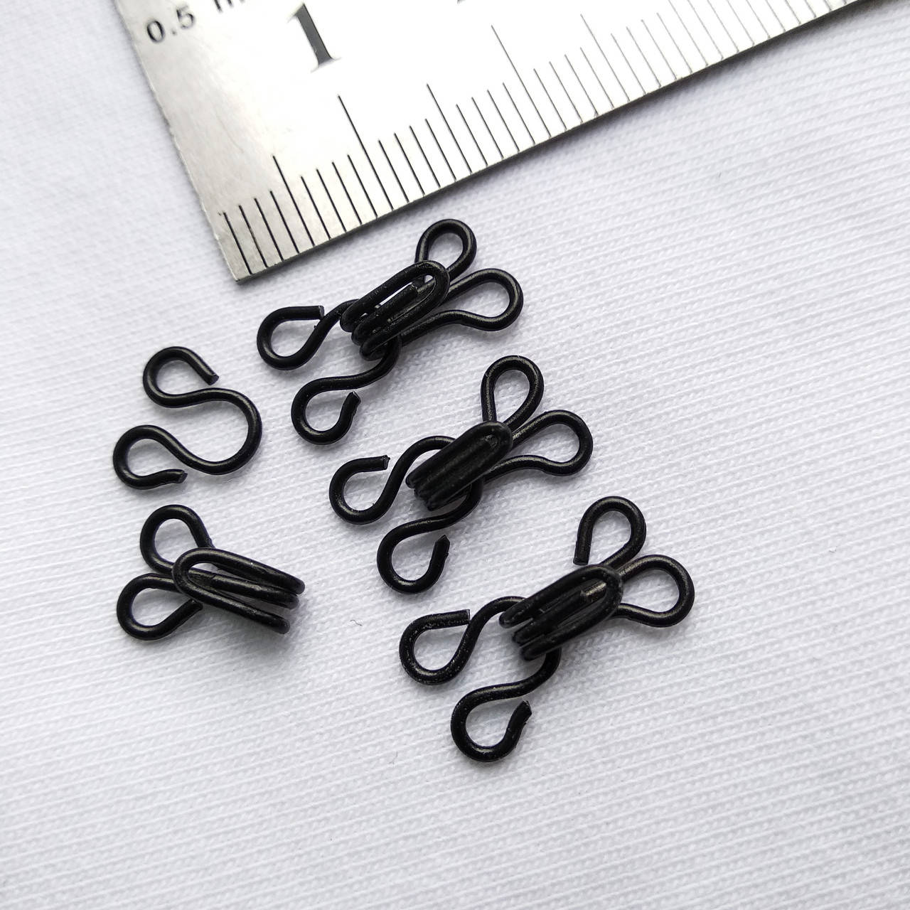 Гачок-петля № 2 чорні 
Гачок-петля № 2 чорні