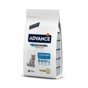 Advance (Эдванс) Cat Sterilized Adult. Сухой корм с индейкой для стерилизованных кошек (1.5 кг.)
Advance (Эдванс) Cat Sterilized Adult. Сухой корм с индейкой для стерилизованных кошек (1.5 кг.)