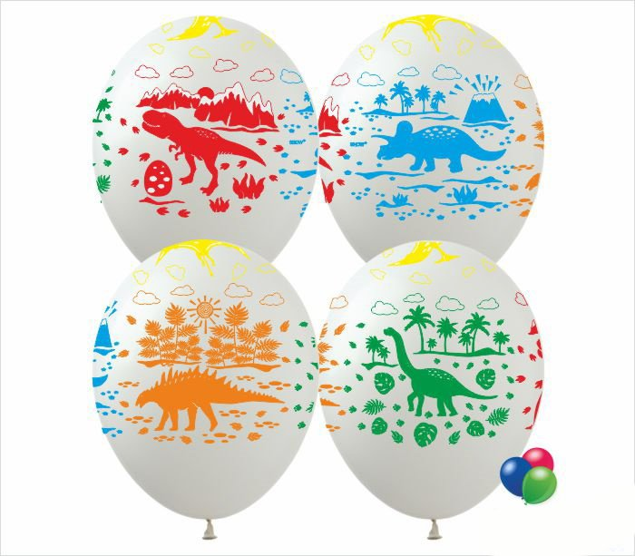 Латексный шарик ArtShow 12"(30 см) Динозавры на белом, Персиковый
Латексный шарик ArtShow 12"(30 см) Динозавры на белом, Персиковый