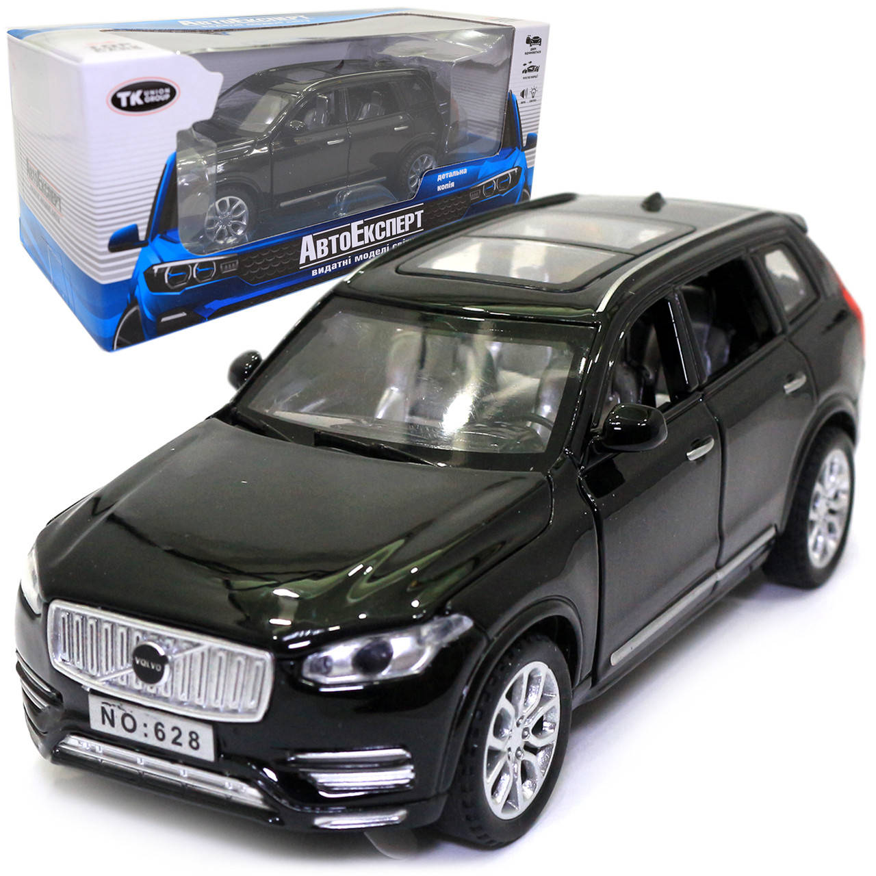 Машинка игровая Volvo XC90 «АвтоЕксперт» джип Вольво металл черный звук свет 15*6*6 см (35585W), Белый
Машинка игровая Volvo XC90 «АвтоЕксперт» джип Вольво металл черный звук свет 15*6*6 см (35585W), Белый