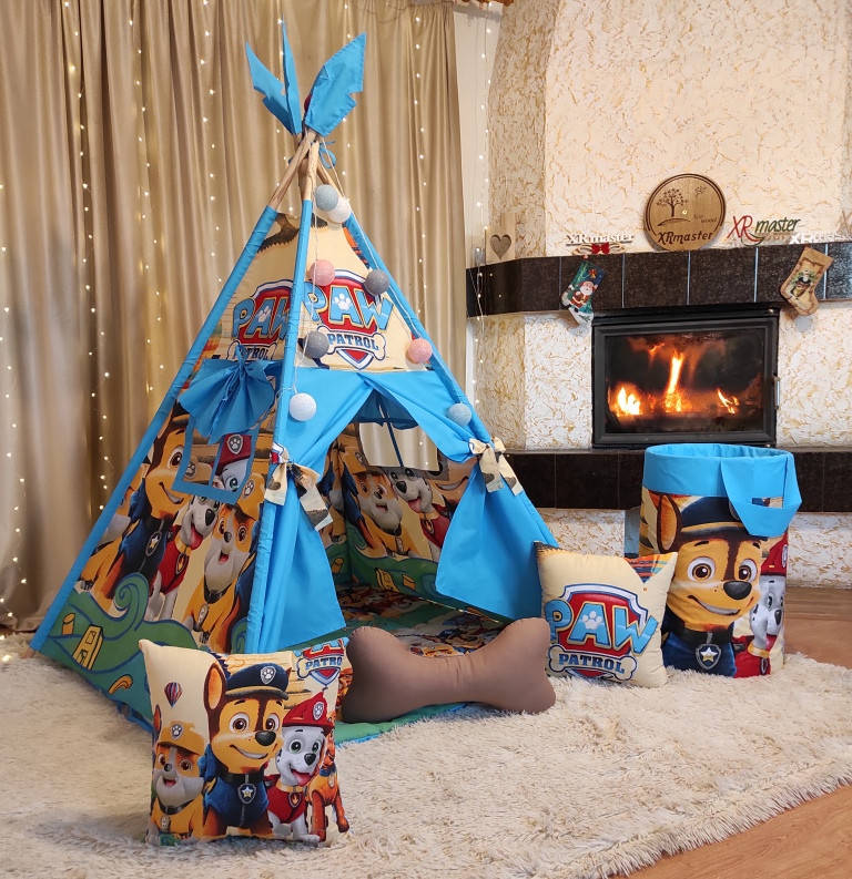 Домик Вигвам Щенячий патруль PAW Patrol + корзина для игрушек. Полный комплект ! 
Домик Вигвам Щенячий патруль PAW Patrol + корзина для игрушек. Полный комплект !