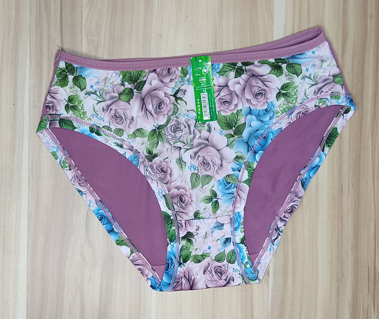 Труси жіночі. Бамбук."Bamboo with rose print". Набір 6 шт. Один розмір. 4XL -32 см напівобхват по резинці;, Пильна троянда, Разные цвета
Труси жіночі. Бамбук."Bamboo with rose print". Набір 6 шт. Один розмір. 4XL -32 см напівобхват по резинці;, Пильна троянда, Разные цвета