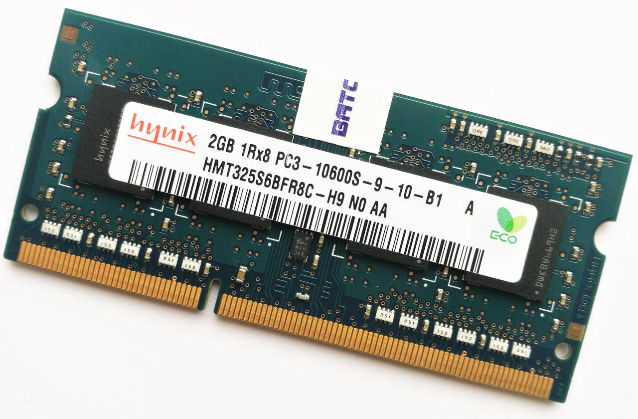 Оперативная память для ноутбука Hynix SODIMM DDR3 2Gb 1333MHz 10600s (HMT325S6BFR8C-H9 N0 AA) Б/У
Оперативная память для ноутбука Hynix SODIMM DDR3 2Gb 1333MHz 10600s (HMT325S6BFR8C-H9 N0 AA) Б/У
